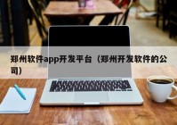 郑州软件app开发平台（郑州开发软件的公司）